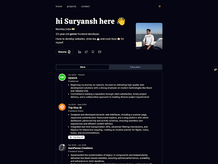 Suryansh Chourasia | Portfolio
