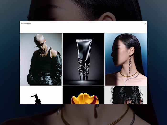 Beaumont Minimal Portfolio Template for Framer