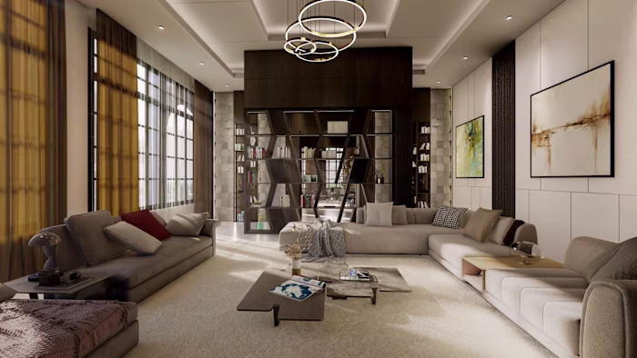 Simple Modern Design Living Room