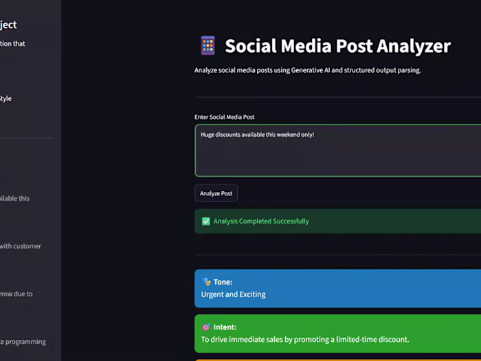 Built an AI-powered Social Media