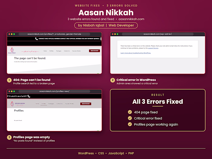 Title: Aasan Nikkah Matrimonial Website