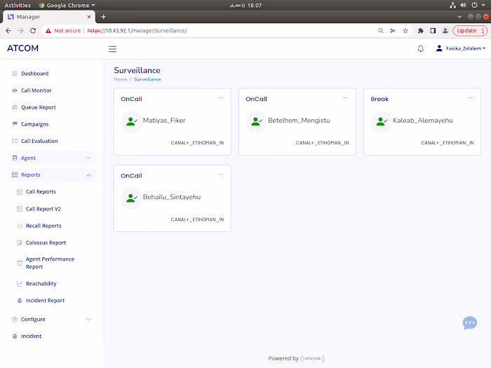 Call Center Management with IVR
