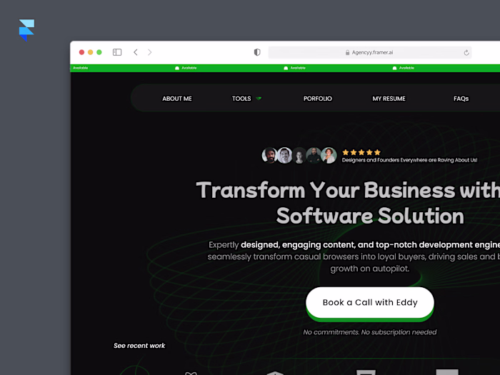 Agency Website - {Framer Development}