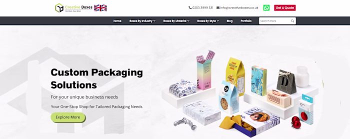 Digital Marketing Enhancement for Creative Boxes UK