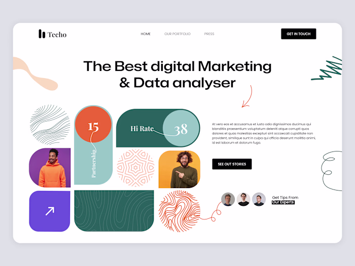 Marketing Agency Web Header