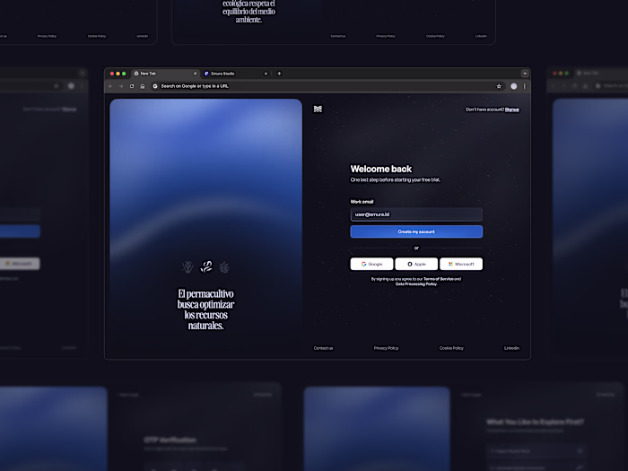 Ayrton - Authentication Website UI