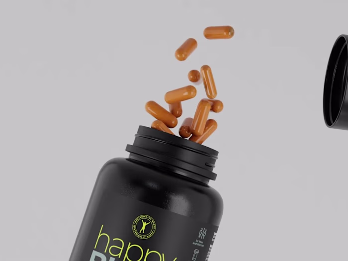 Supplement 3D Product animation video
