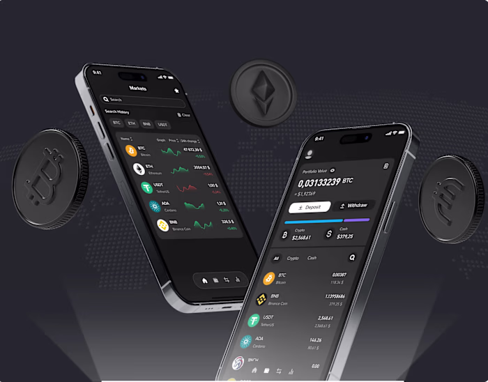 Paytion - crypto-exchanger app, web & branding