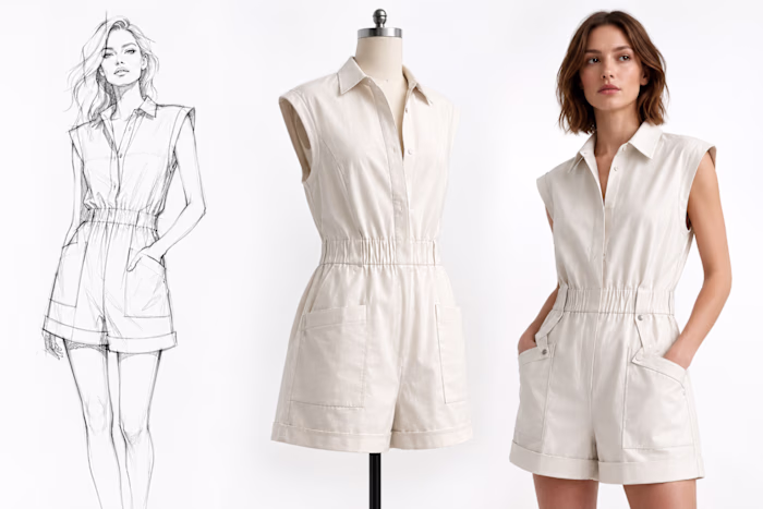 WOMEN'S ROMPER CONCEPT DEVELOPMENT TECHNICAL
