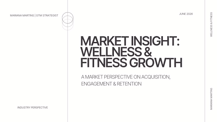 Market Insight: Wellness & Fitness