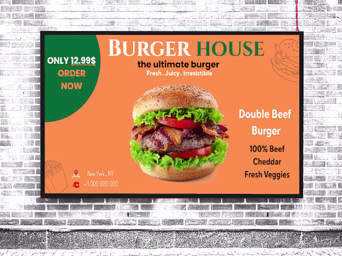 Burger Brand Design
A fun and