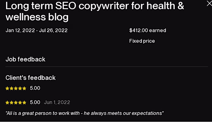 SEO Copywriting for a Health & Wellness Blog