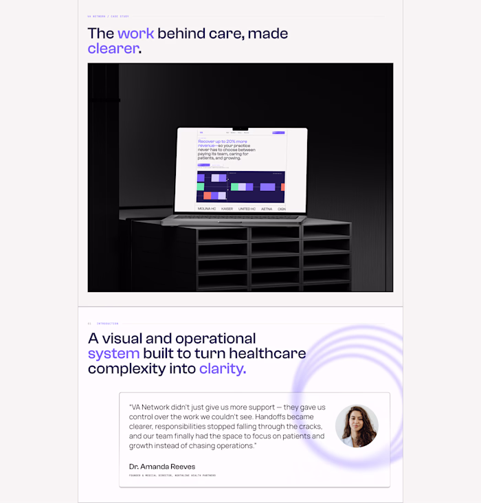 VA Network — RCM Branding & Web Design