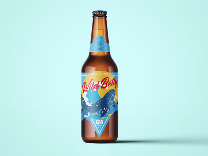 Hannah Brownsey on Instagram: “Wild Betty: An IPA label concept…