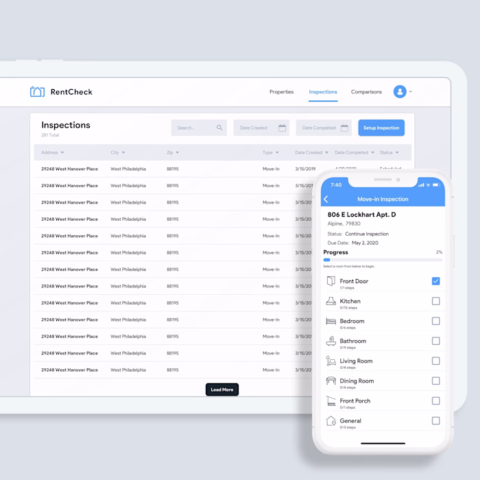 RentCheck Inspection Platform Redesign