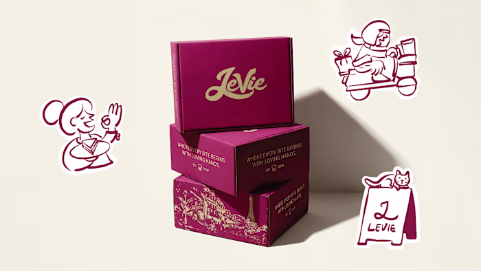 Levie Pastries Branding