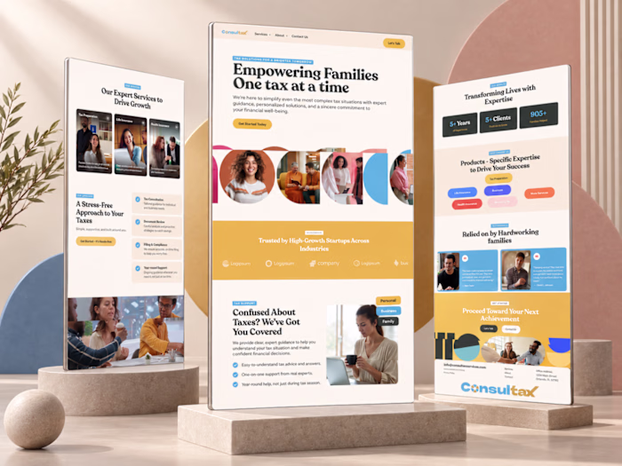 ConsulTax Consultation Website Design