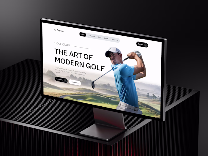 Golf Website Design