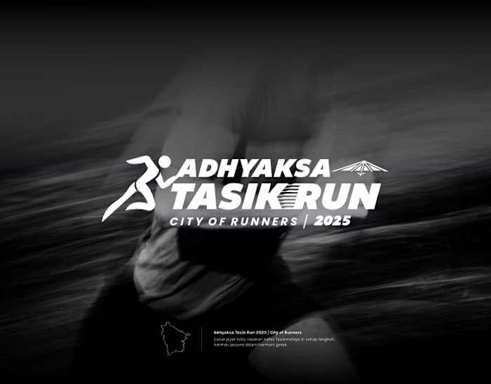 Running Event Logo Adhyaksa Tasik Run 2025