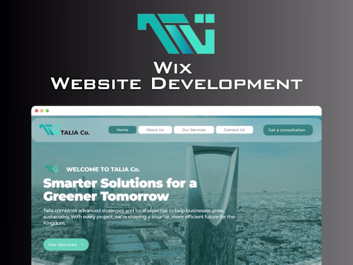 Talia Co. Corporate Website for Facilities & Sustainability