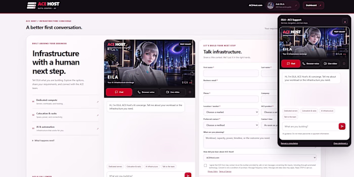 Role-specific AI workers embedded inside