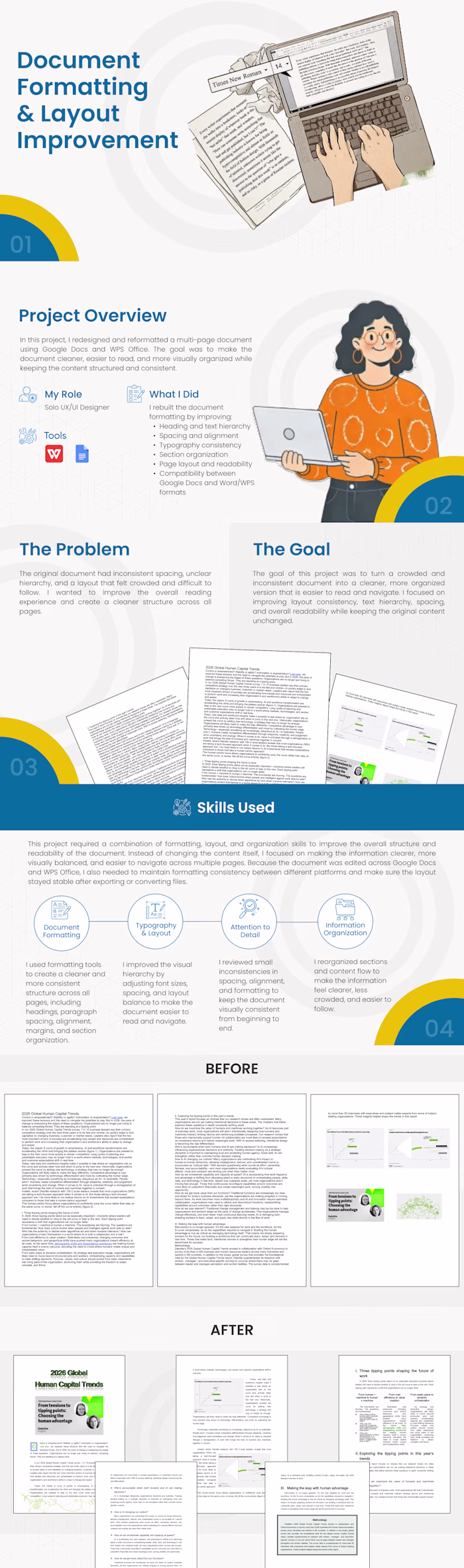 Document Formatting & Layout Improvement