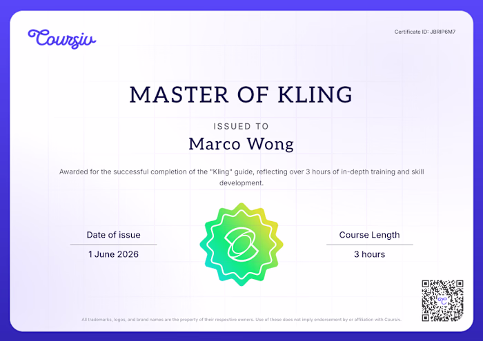 I've earned a new certificate