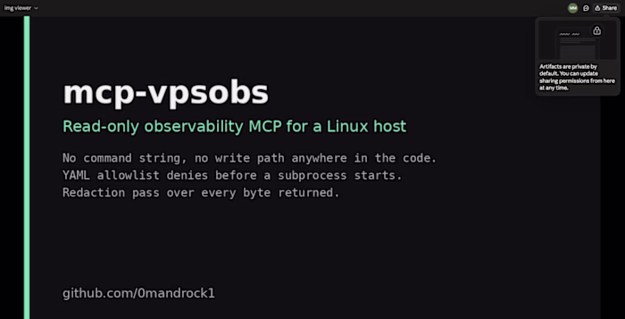 mcp-vpsobs — read-only observability MCP