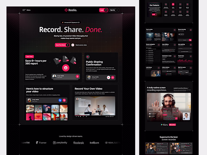 AI- Powered Video Recording & Sharing SaaS