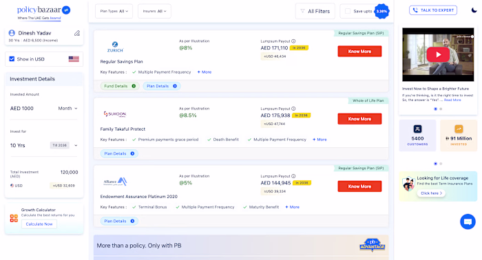Policybazaar UAE – Insurance Platform