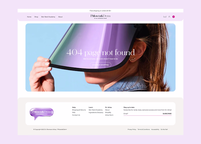 Responsive Shopify Design for Dr Idriss