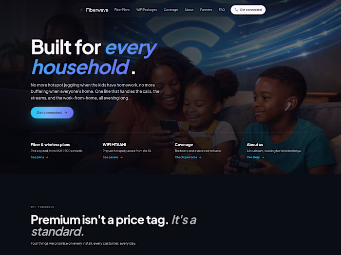 Fiberwave Website Redesign and SEO Migration
