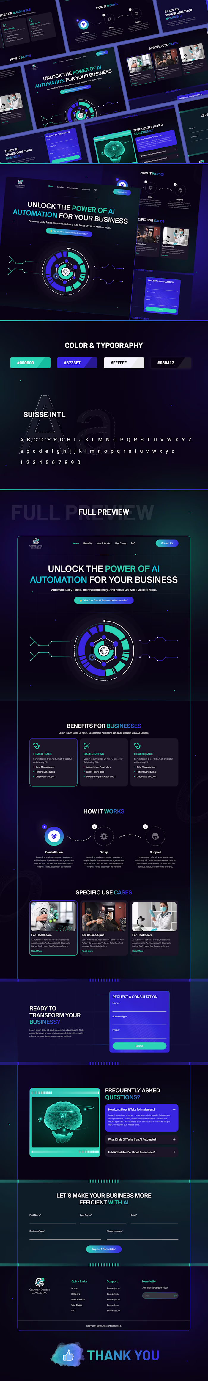 AI Automation Landing page
