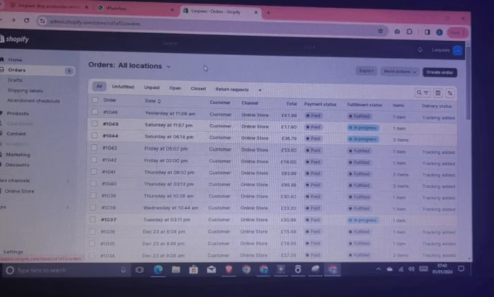 Ecommerce Upload