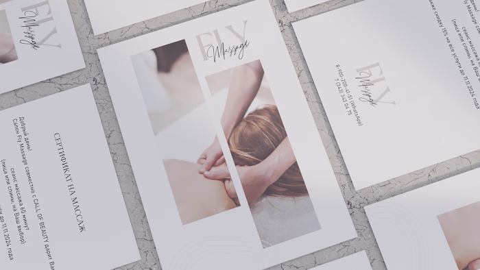 Massage Studio Cohesive Visual Design :: Behance