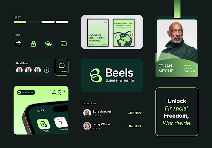 Beels Business & Finance Brand Identity Design