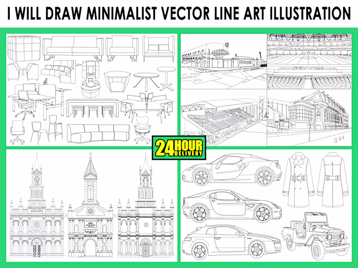 Custom Vector Line Art Illustration
Need