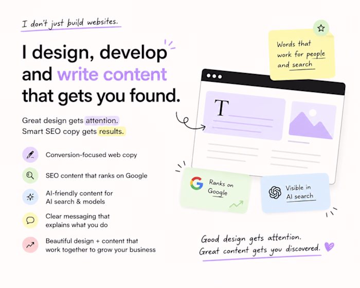 A great website isn't just