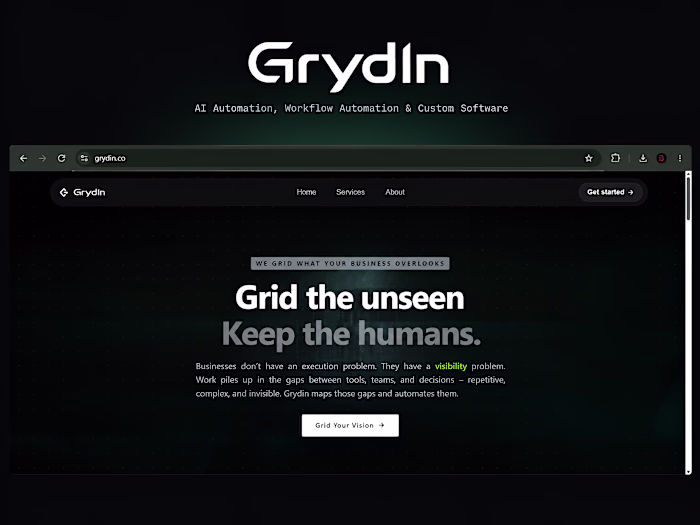 GrydIn, Software & AI Automation