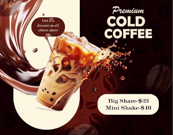 premium coffee for social media post