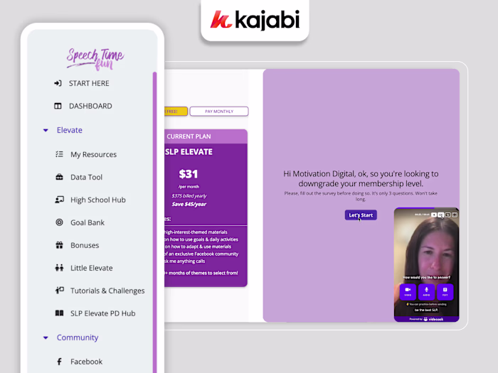 Custom Learning Dashboard for Membership Platforms