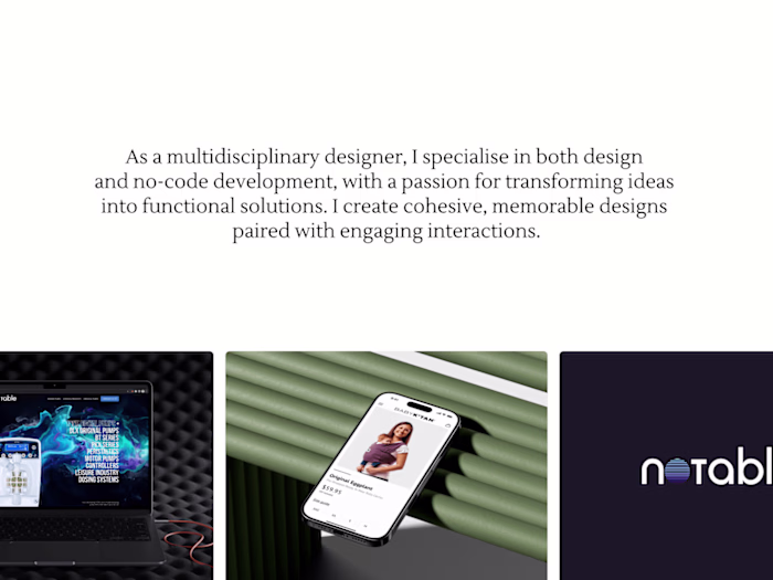 Personal Portfolio — UX/UI Designer