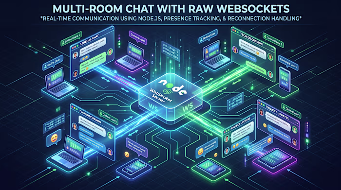 Multi-Room Chat with Raw WebSockets