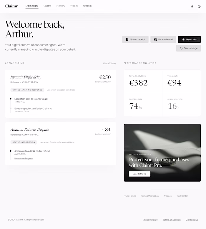 Claimr | Web Design &