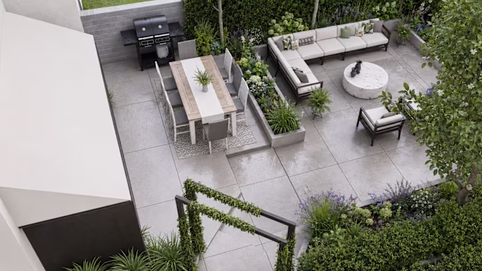 A Contemporary UK Garden Designed for Every Moment 🌿