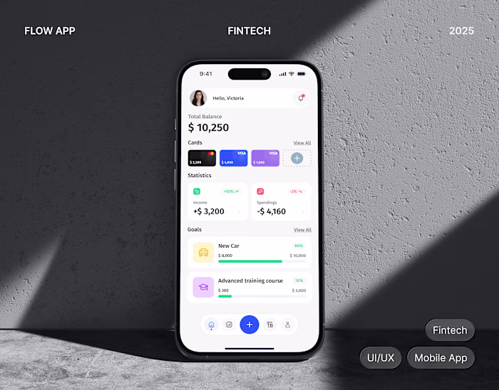 Flow — Finance Management App | UI/UX