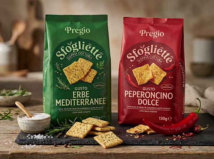 Pregio Sfogliette is an Italian-inspired