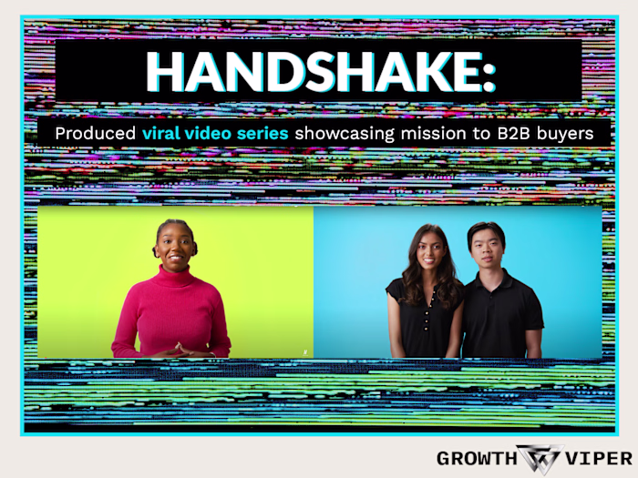 Handshake commercial - "Start Somewhere"