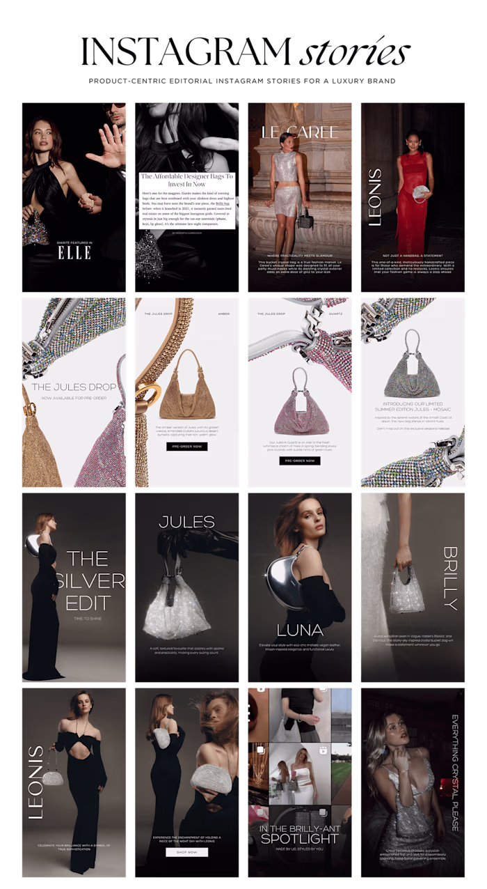 Instagram Stories | Luxury Fashion Brand