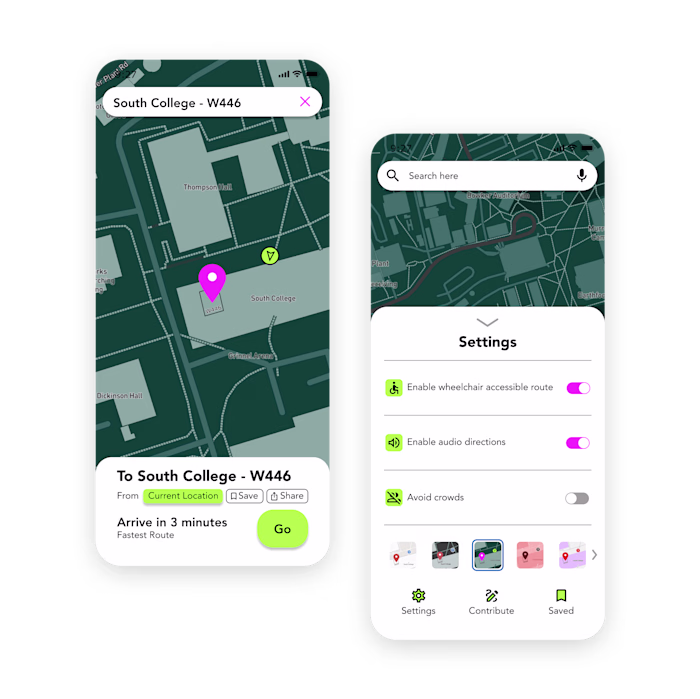 UX/UI Design for Indoor Nav System Optimized for Neurodiversity